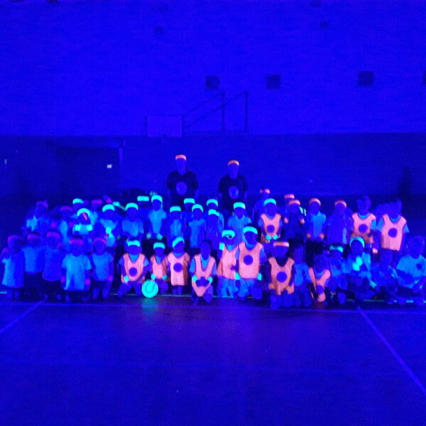 Image of Year 2 pupils enjoying this year's Fit 2 Glow Event 2019 