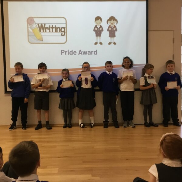 Image of Achievers Assembly  Winners Friday 27th September. Well done! 